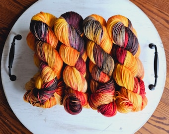 My Eclipse 2024 - Soft Sport | Variegated Hand Dyed Sock Yarn | Sport weight superwash extrafine merino yarn Y010