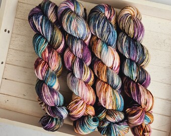 Sweater Weather - DK 100% Superwash Yarn |  Variegated Hand Dyed Yarn | DK Light Worsted weight superwash merino wool yarn Y036