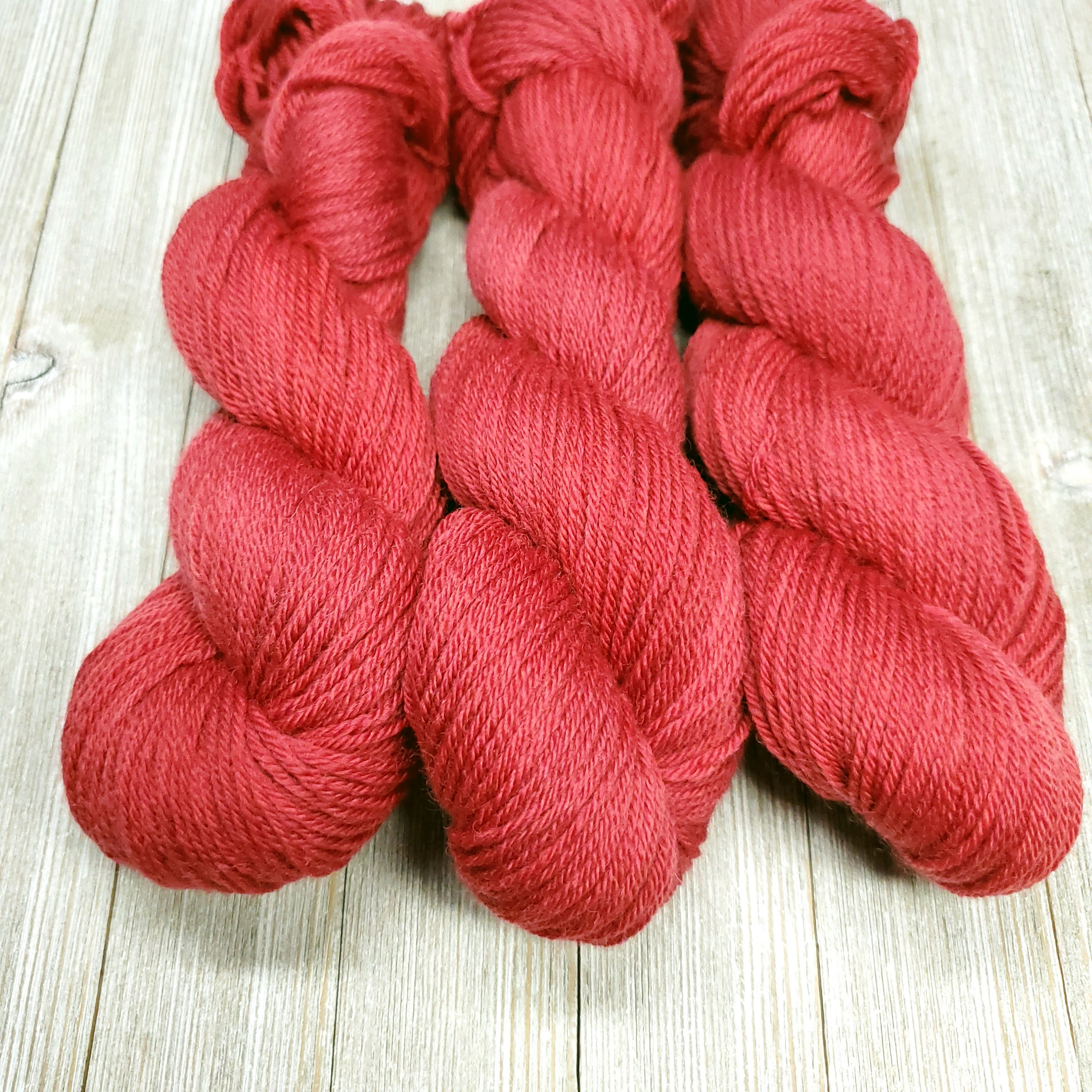 14 yd Premium Wool POMEGRANATE Hand-Dyed Wool Collection