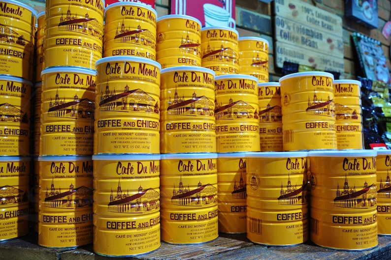 Yellow Coffee Cans Stacked Photography Coffee Display in New Etsy