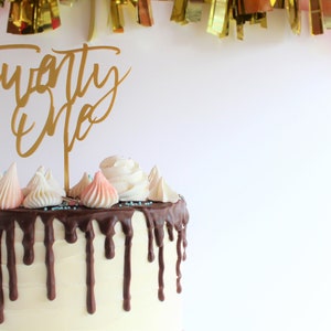 Fifty Acrylic Cake Topper 50 Number Cake Topper Milestone Etsy