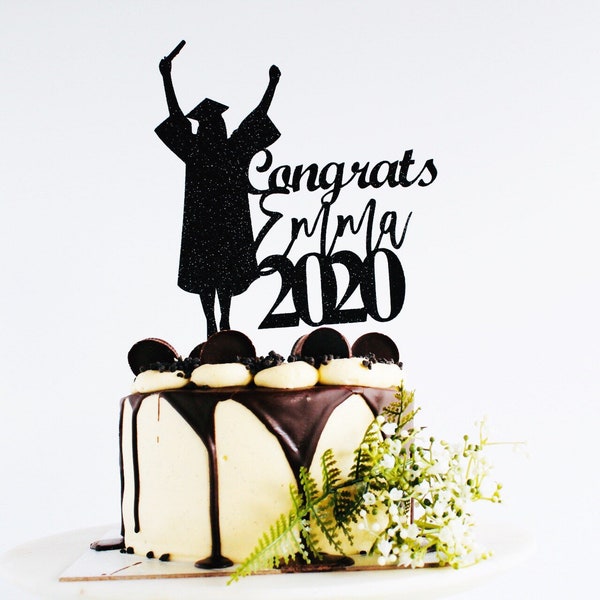 Graduation cake topper Class of 2023 personalised cake topper graduation party acrylic cake topper