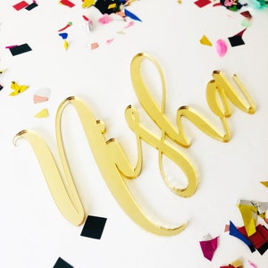 Cake Charms Acrylic Cake Topper, Cake Motifs Single Letter Number ...