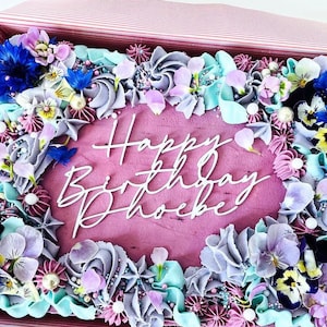 Acryl taarttopper | Acryl cakebedel | aangepaste acrylbedel | gepersonaliseerde bedel | verjaardagstaart | naambedel | jouw woorden hier