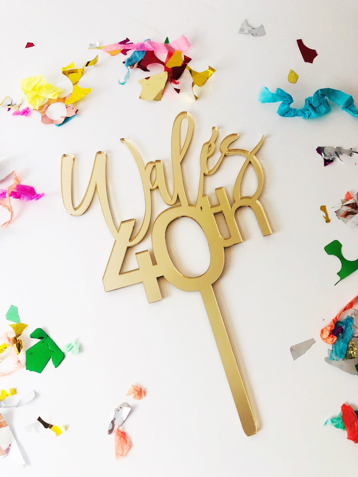 Acrylic Cake Topper Name Age Acrylic Cake Topper Number Cake Topper