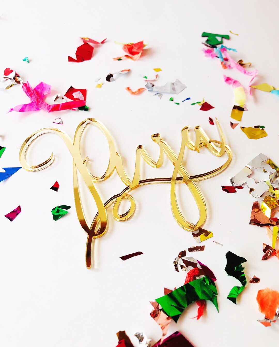 Cake Charms Acrylic Cake Topper, Cake Motifs Single Letter Number ...