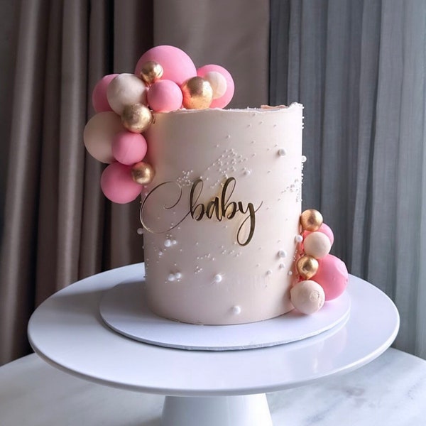 baby Cake charms acrylic cake motifs , baby shower acrylic cake toppers, baby shower cake, baby gender reveal cake
