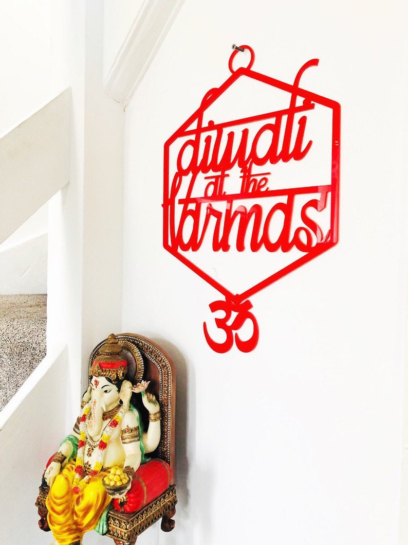 Diwali Sign Wall Hanging Personalised Diwali Decoration Wall Etsy UK