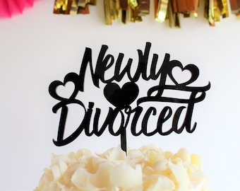 Divorce Cake Topper Etsy Divorce Cake Topper Etsy