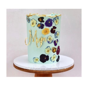 Mum Cake charms acrylic cake topper, cake motifs Single letter number acrylic cake toppers, mothers day toppers personalised cake topper