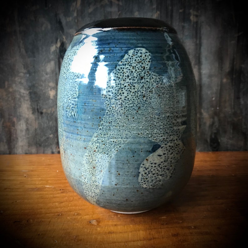 Kazuko Matthews Studio Pottery Stoneware Vase Soldner Student California Pottery
