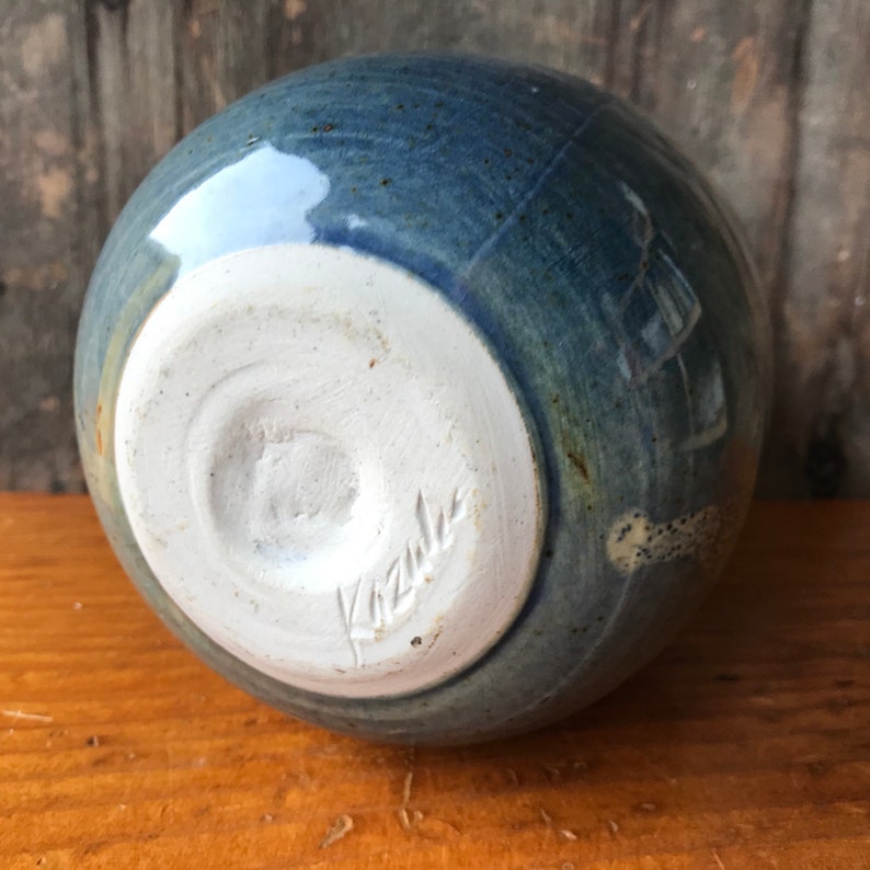 Kazuko Matthews Studio Pottery Stoneware Vase Soldner Student California Pottery