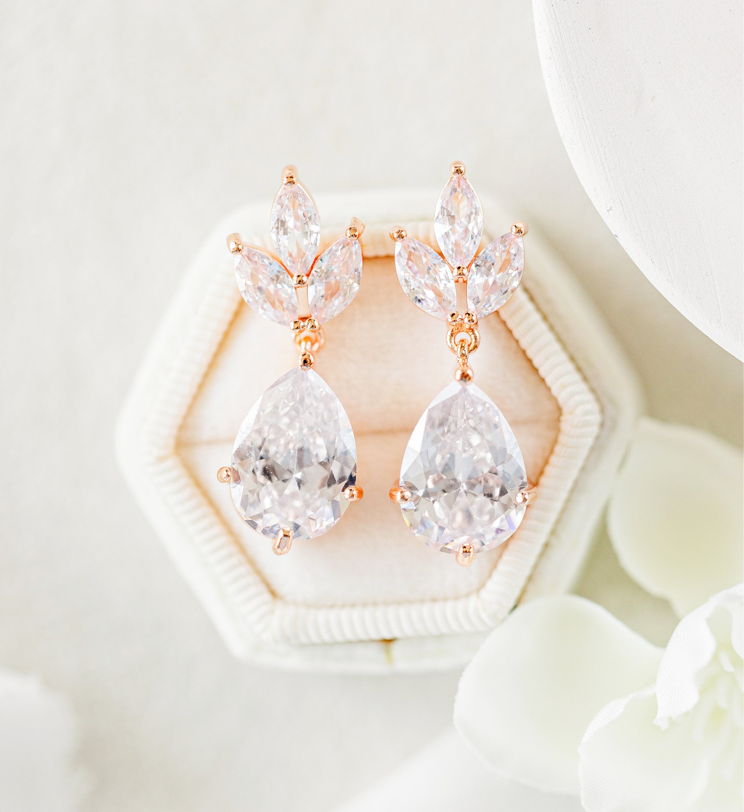 Bridesmaid Earrings Bridal Drop Earrings Bridesmaid Jewelry Crystal Wedding Earrings Silver Bridal Earrings Bridal Jewelry Adele Etsy UK