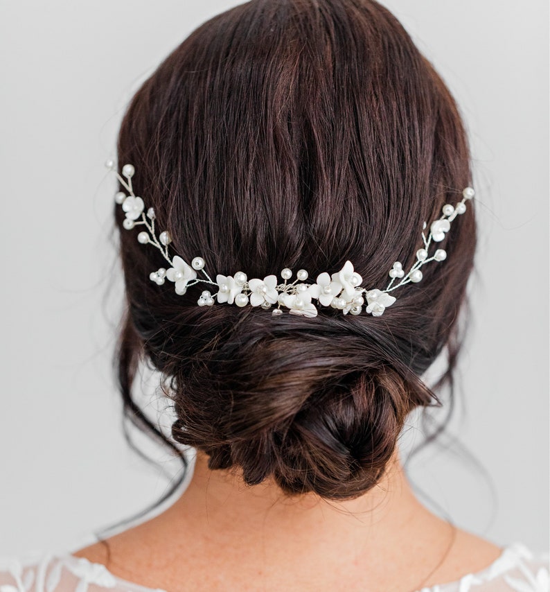 pearl bridal hair comb