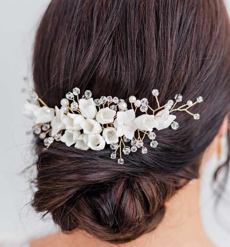 crystal hair comb