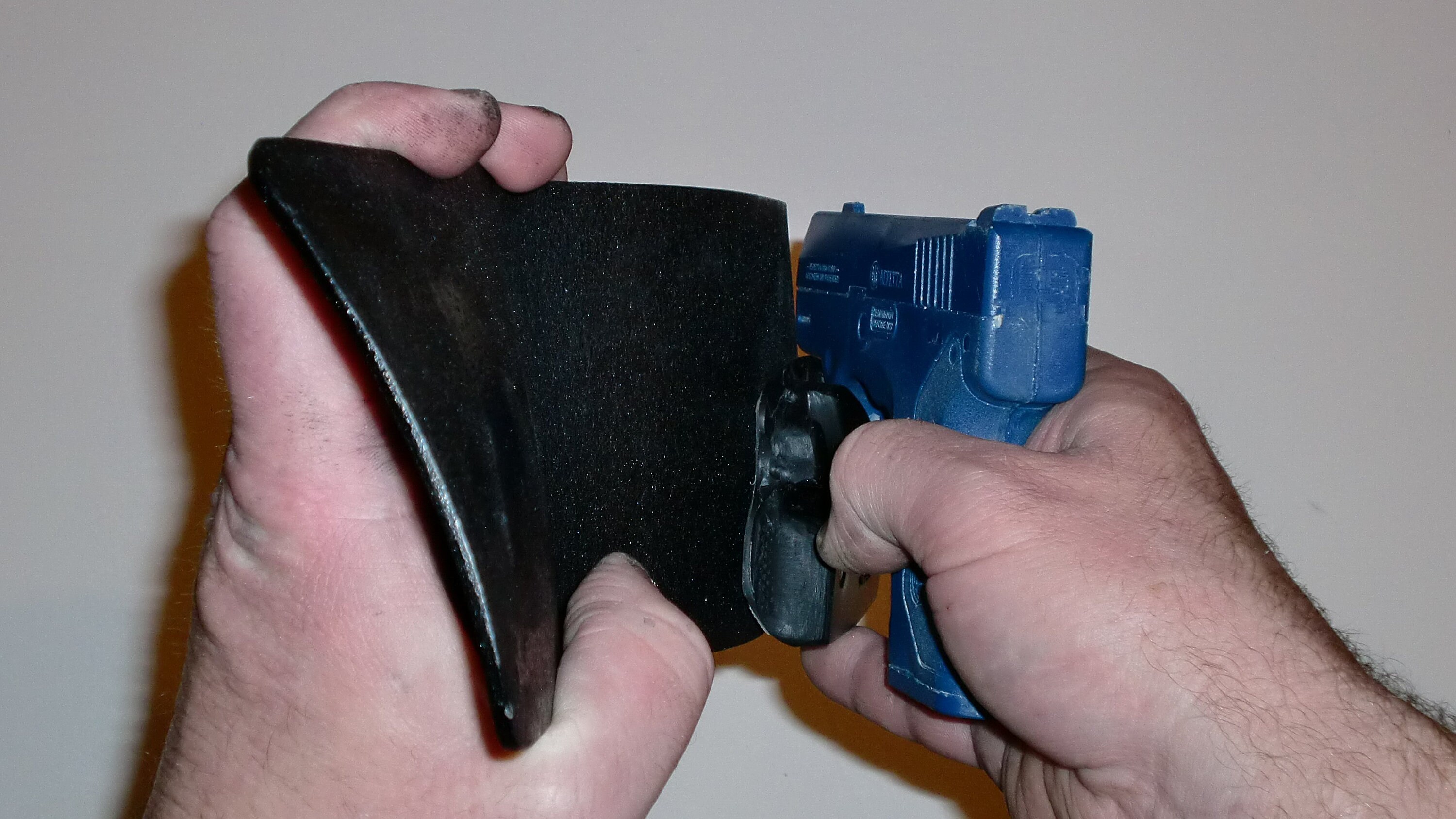 thumbnail image 2 of Kevin's Concealment Wallet-Style Pocket Holster For SIG Sauer P365 / 365X 9mm – Leather/Plastic Hybrid – USA Made 2 of 5
