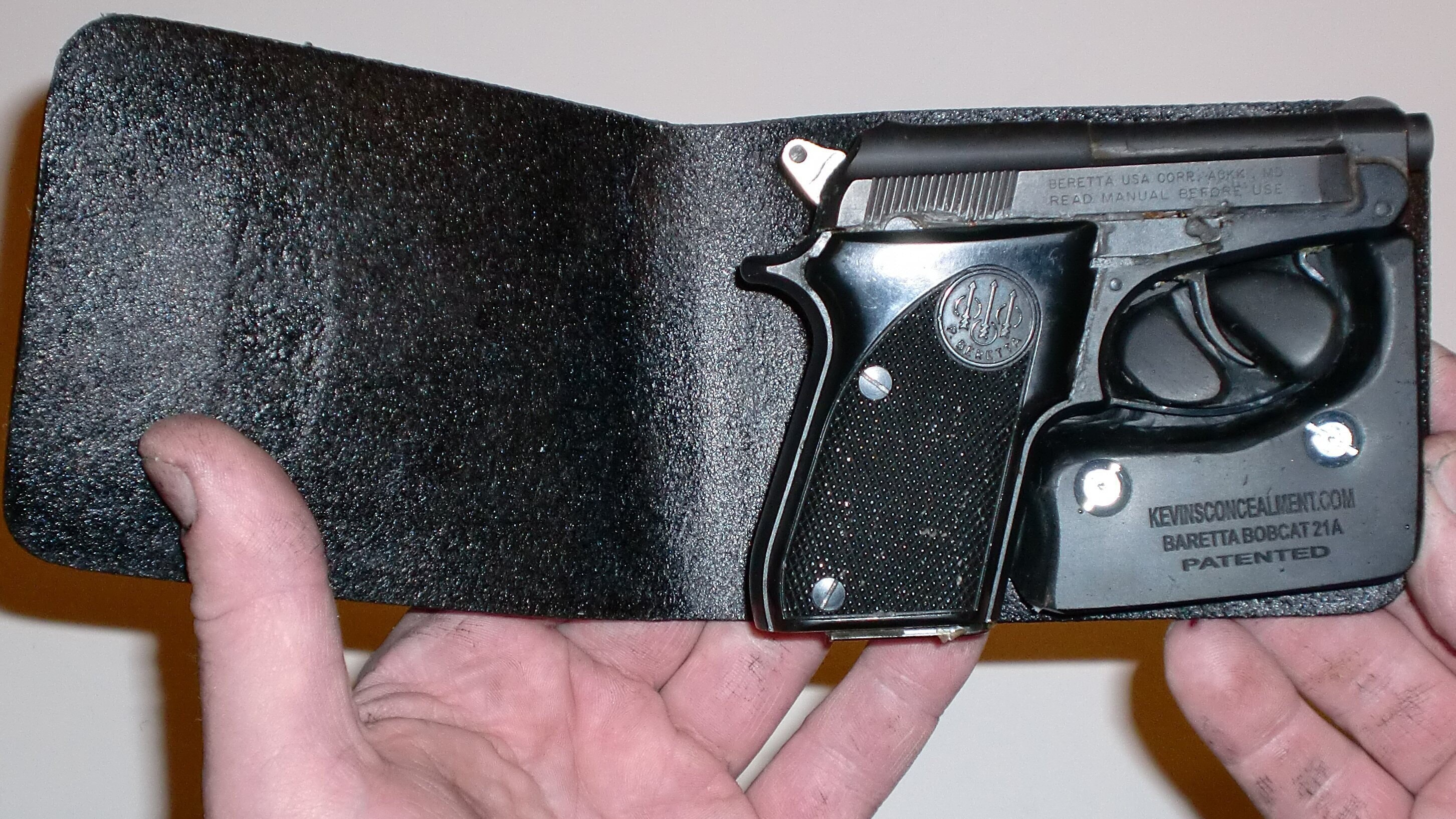 Pocket Holster, Wallet Style for Full Concealment Beretta Bobcat 21A Etsy