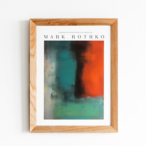 Mark Rothko Print, Mark Rothko Wall Art, Mark Rothko Paint, Mark Rothko Poster, Famous Painter Prints