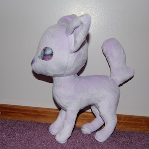 Purple Dog Plushie