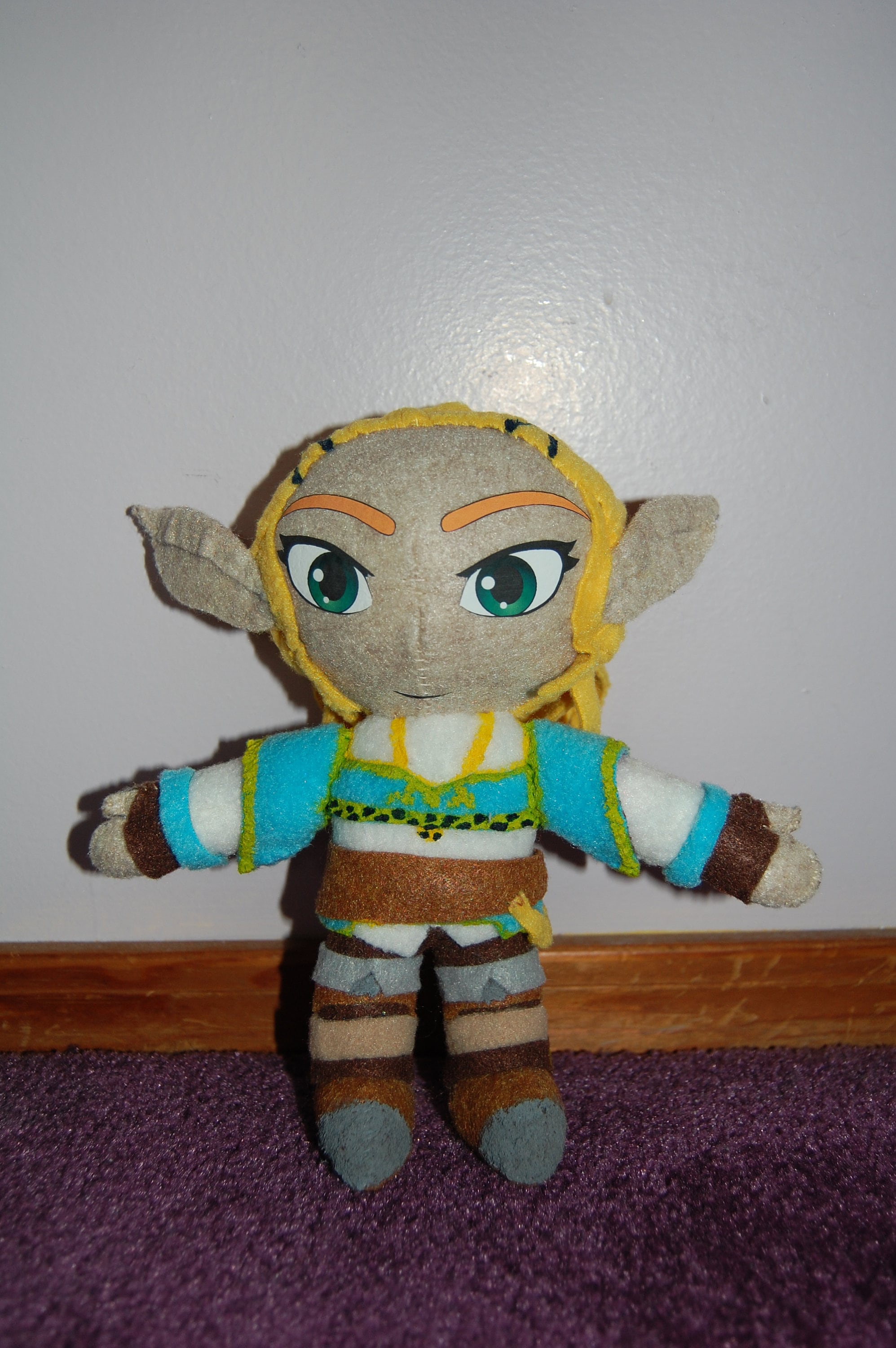 Zelda Breath of the Wild Plush Set Link & Zelda Japan