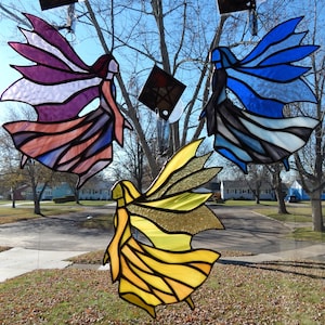 Gliding Fairy element suncatchers