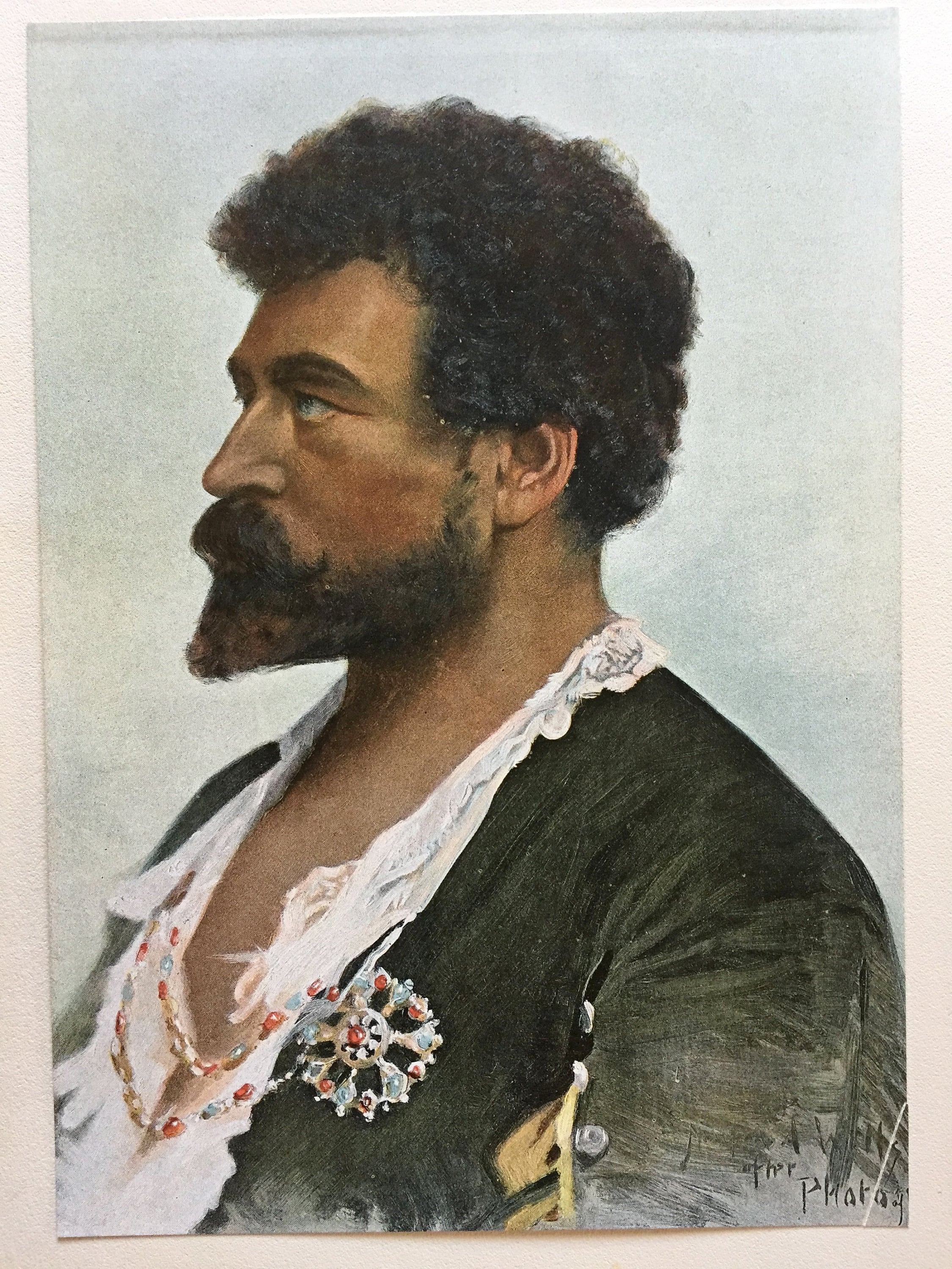Opera Star Francesco Tamagno as Othello 1895 Music of the Modern