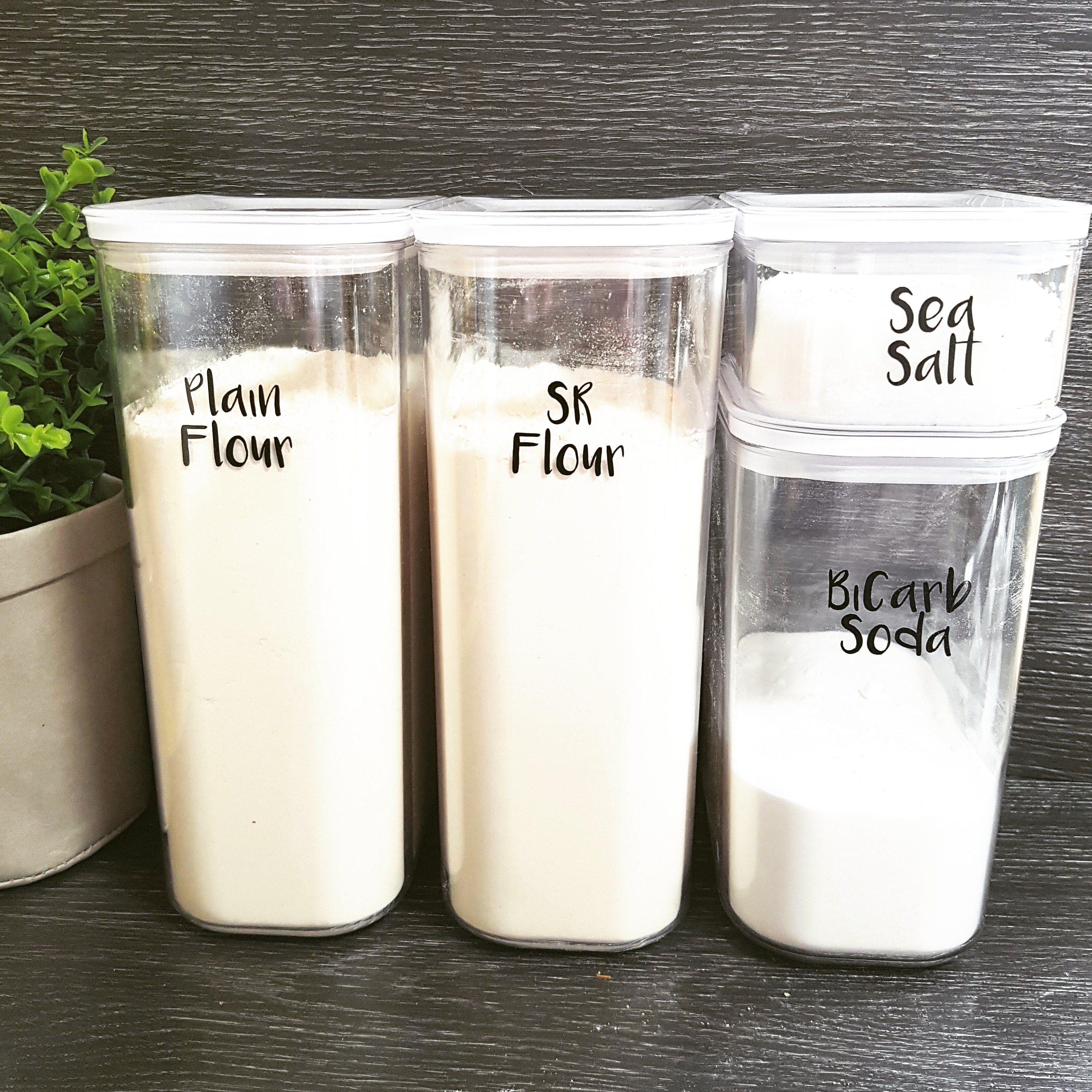 Kitchen Pantry Cupboard Labels Label you containers and Etsy