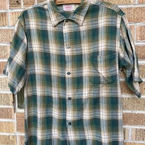 50s vintageBRENT cotton work shirt！