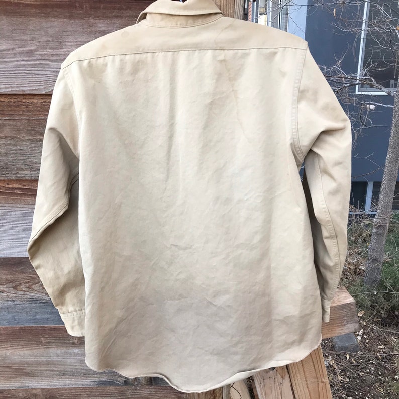 1940s Dickies Army Cloth WWII Military Work Shirt Size Large - Etsy