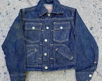 50s〜60s FOREMOST DENIM JACKET 濃紺 ブランケット付