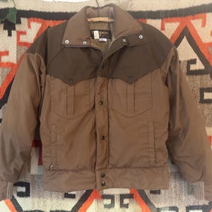 Vintage Western Comfy Down Jacket - Etsy