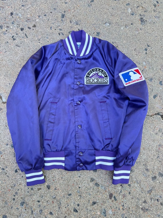 1990s Colorado Rockies kids Chalkline Jacket Size 