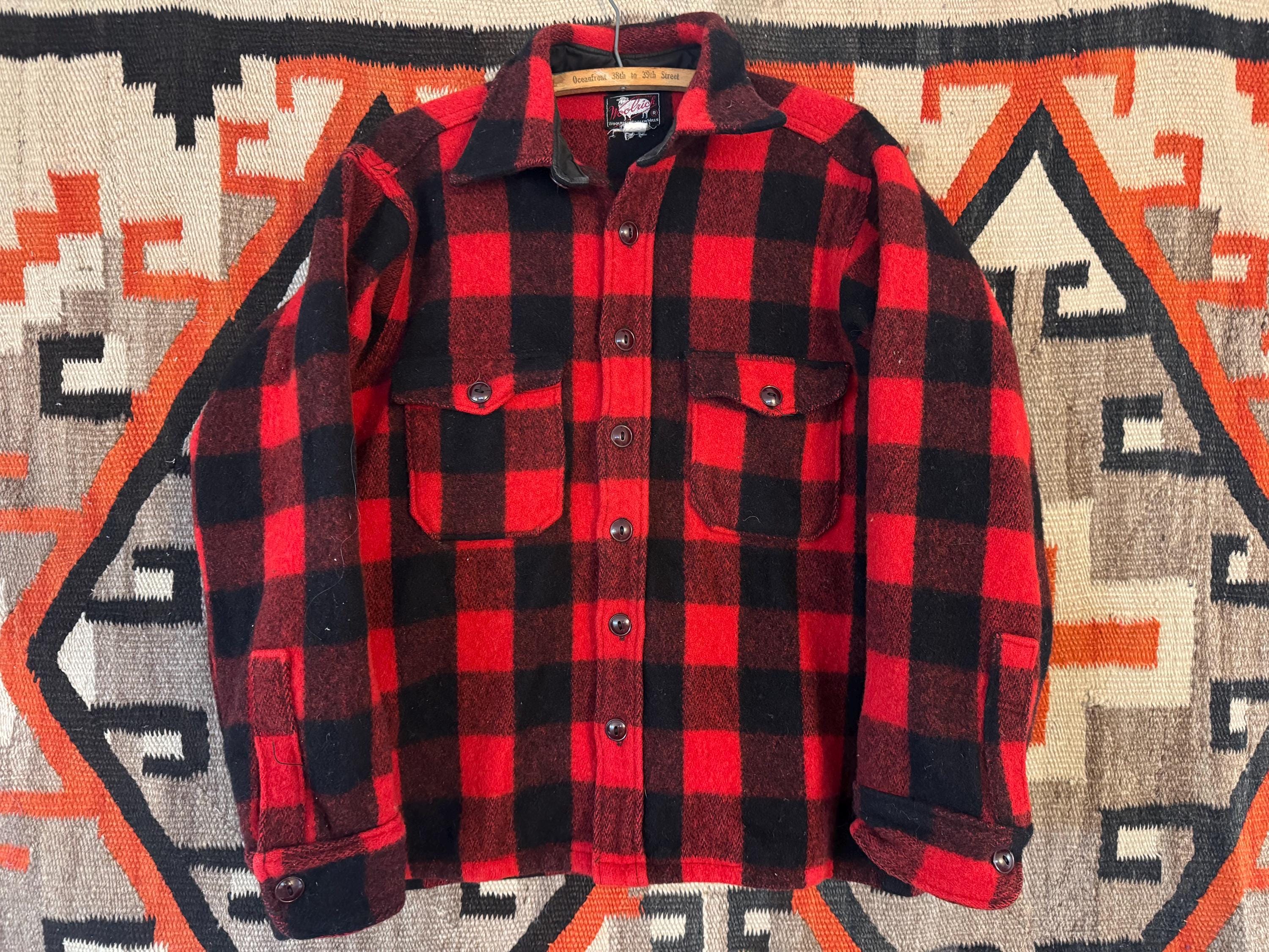 woolrich マッキーノ ジャケット バッファローチェック 70s 美品 Vintage Woolrich mackinaw Jacket Coat Buffalo Plaid Size 40