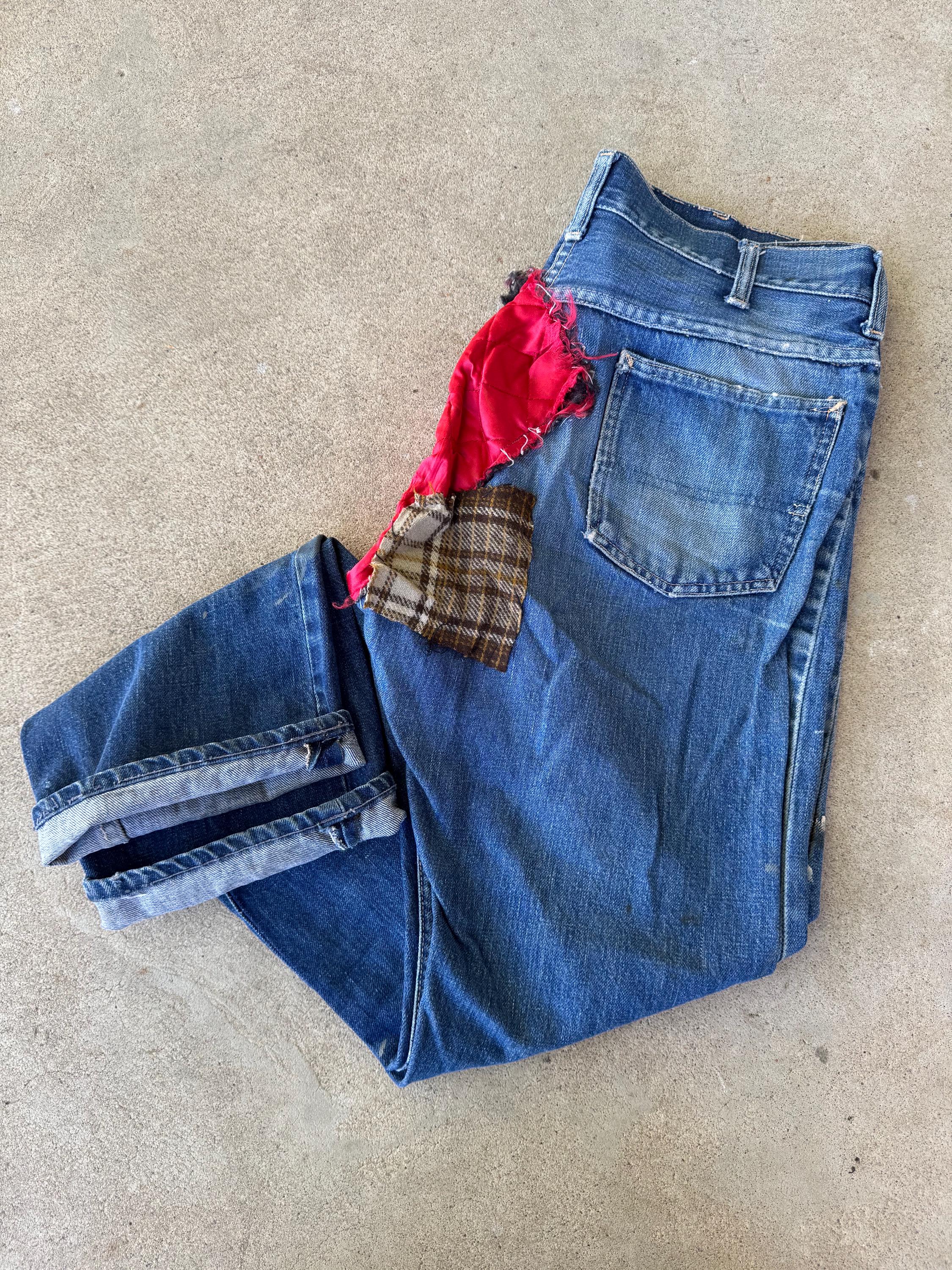 Levi's made and craftedライン　パッチワーク柄　31/32 Levi's made and craftedライン パッチワーク柄 31/32 - メルカリ