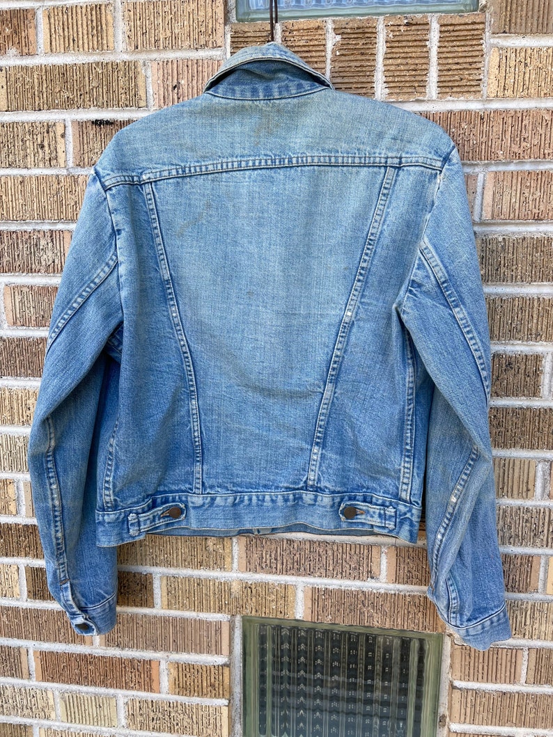 Vintage 1970s Wrangler Denim Jacket Size Medium - Etsy
