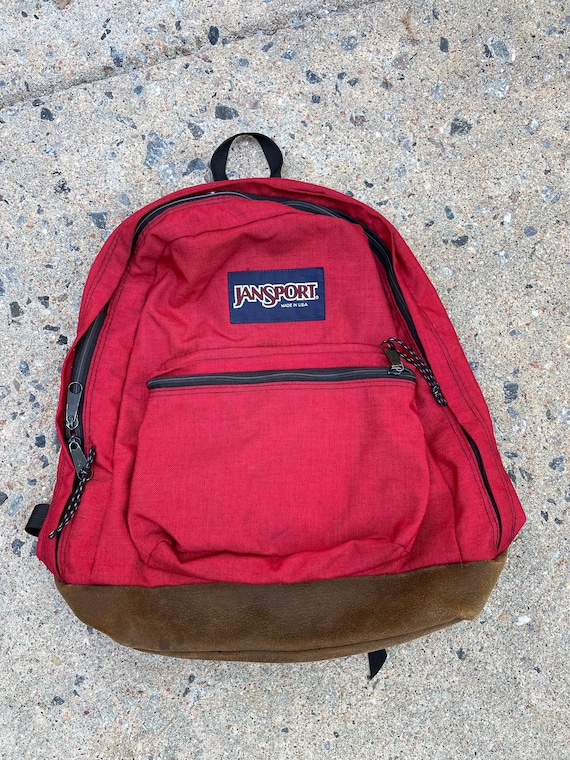 jansport backpack vintage red Gem