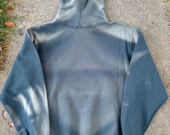 Vintage 1990's Russell Athletic Sun Faded Distressed Grunge Green
