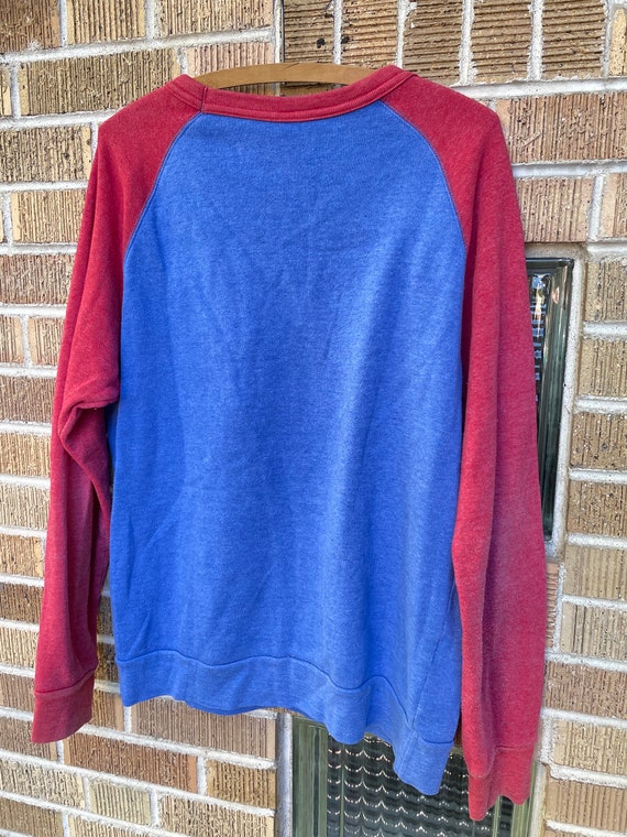 Vintage 1970’s blank two toned sweatershirt size … - image 2