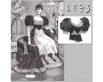 Empire/regency Styled Ball Gown- Victorian Reproduction PDF