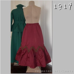 Petticoat or underskirt - 96cm bust - Vintage Reproduction PDF pattern - made from an original 1917 pattern