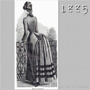 E-Pattern- 1879 Velvet Basque Bodice- Wearing History PDF