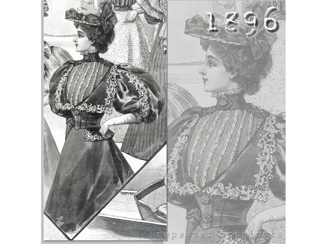 1960's Modes Royale Tucked Bodice and Skirt Sheath Dress Pattern - Bust 32