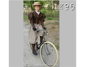Bicycle Outfit - Victorian Reproduction PDF Pattern - 1890's Bicycle Outfit - Victorian Reproduction PDF Pattern - 1890's