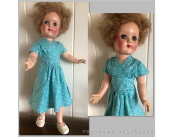 Sewing Pattern for a 1950s 19 inch Dressmaking Doll - Afternoon Dress