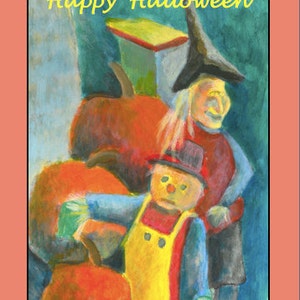 Halloween-Grußkarten.  4,25