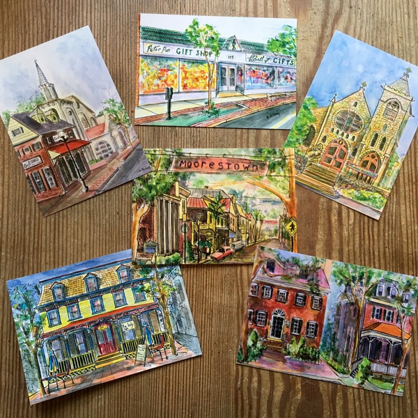 Glossy Postcards Etsy