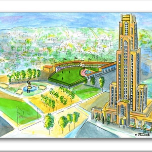 Pittsburgh Note Karten Box von 8