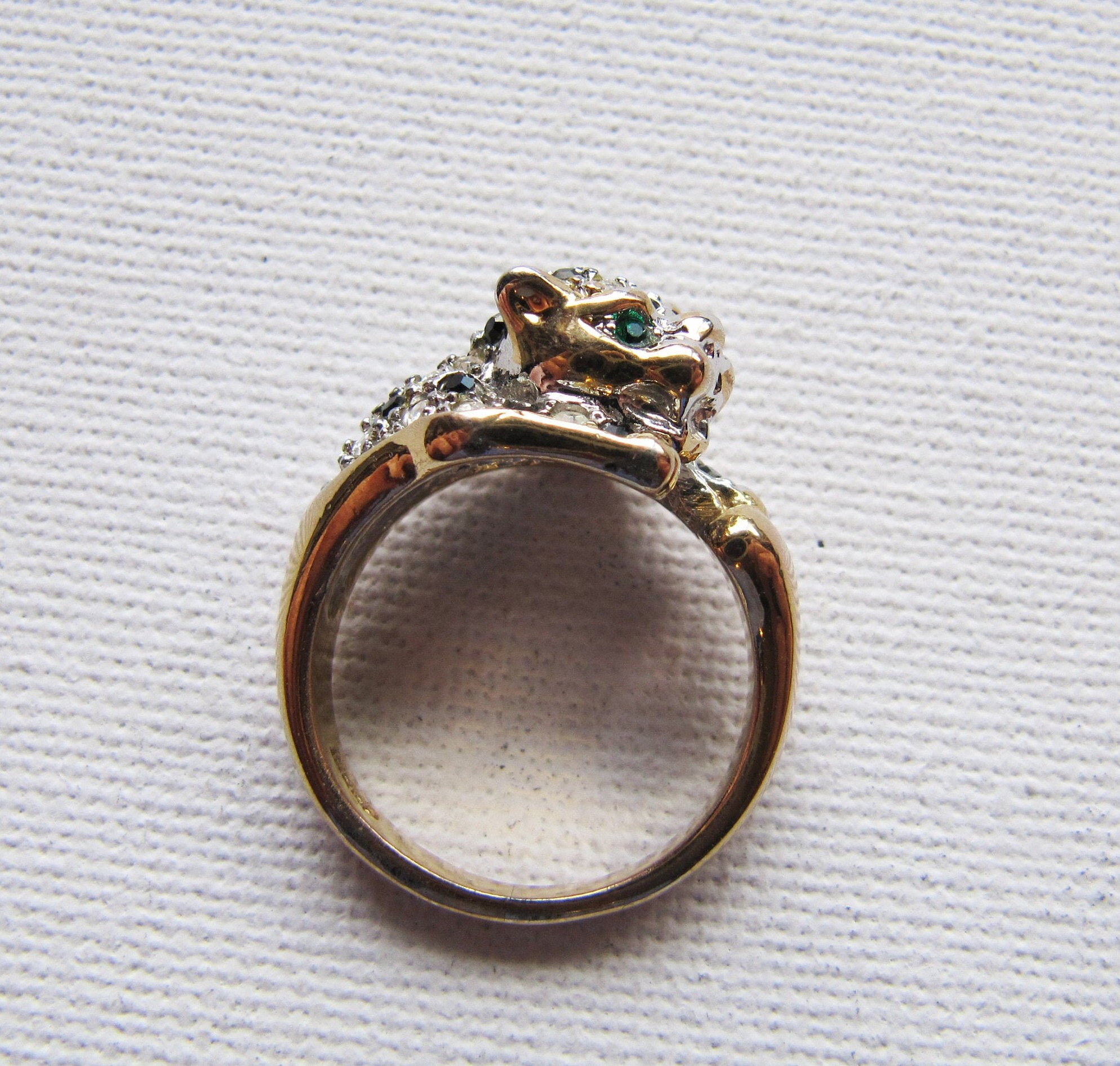 Vintage 18K Rolled Gold Plate Panther 