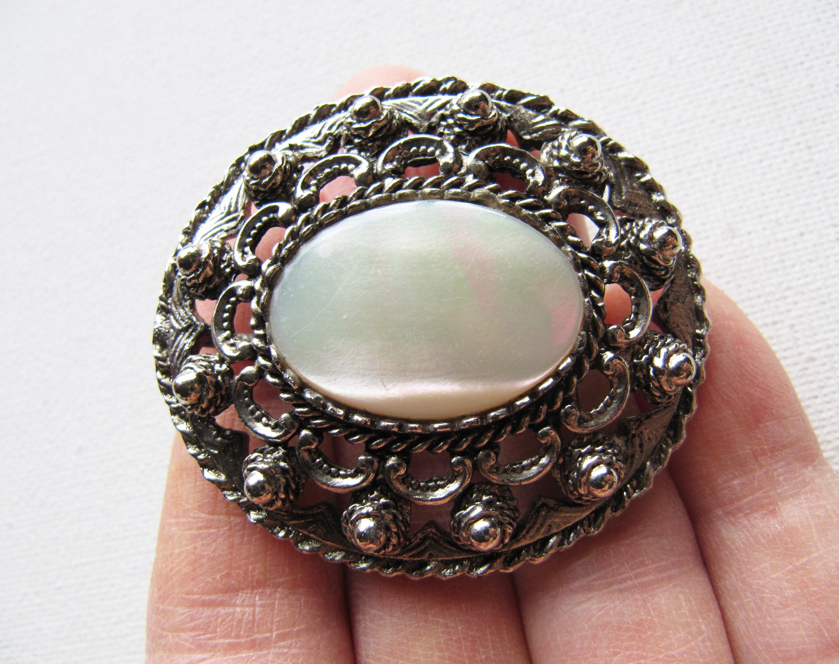 Vintage Mid Century Goldcrest Silver White Jewellery Set Etsy Australia