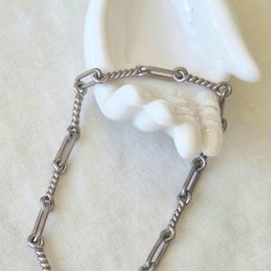 Sterling Silver Trombone Link Bracelet - Etsy